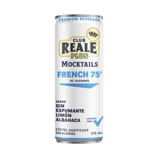 French 75 Sin Alcohol Club Reale Lata 310cc