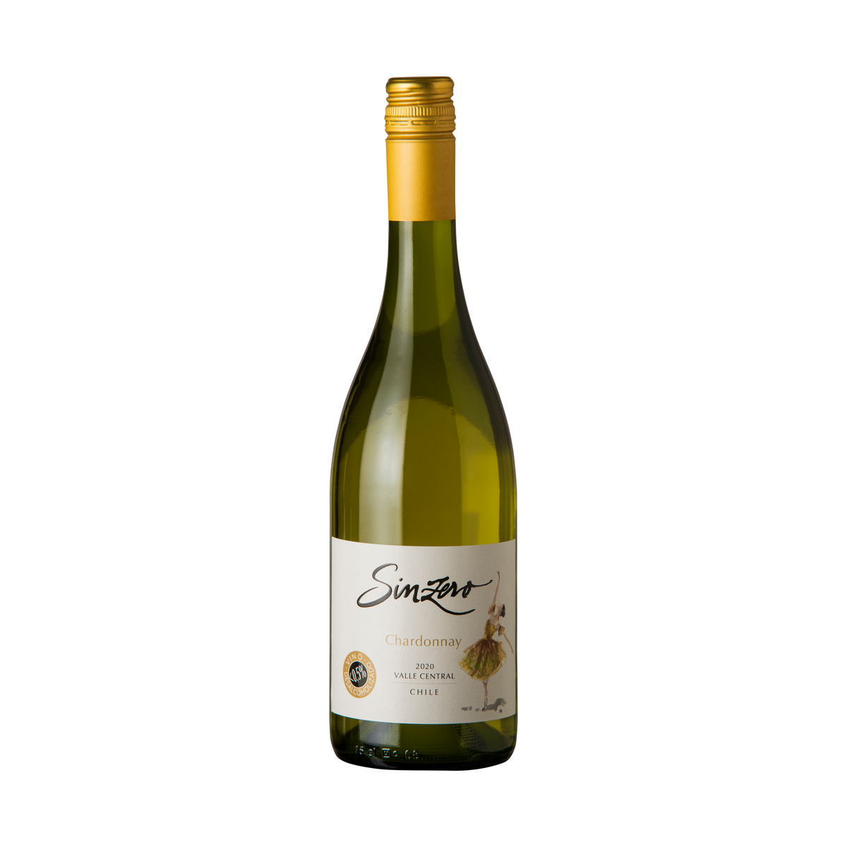 Vino Chardonnay 0,5% Alcohol Sinzero 750 cc